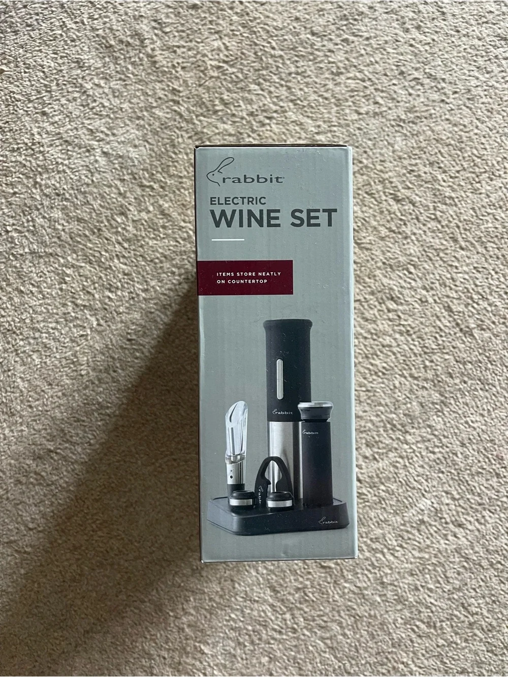 Rabbit Electric Wine Set - Black and Stainless Steel BRAND NEW 🆕 MSRP: $85